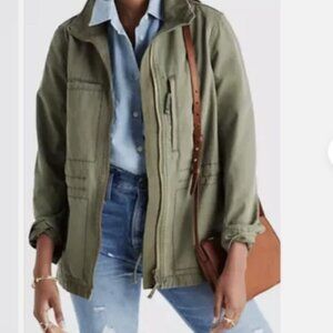 Madewell Green Passage Utility Jacket in Desert Olive